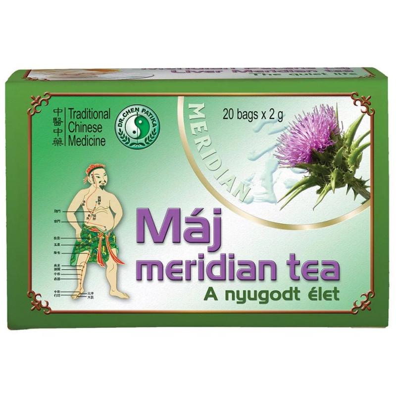 Meridian čaj za JETRA 20 x 2,5 g Dr.Chen