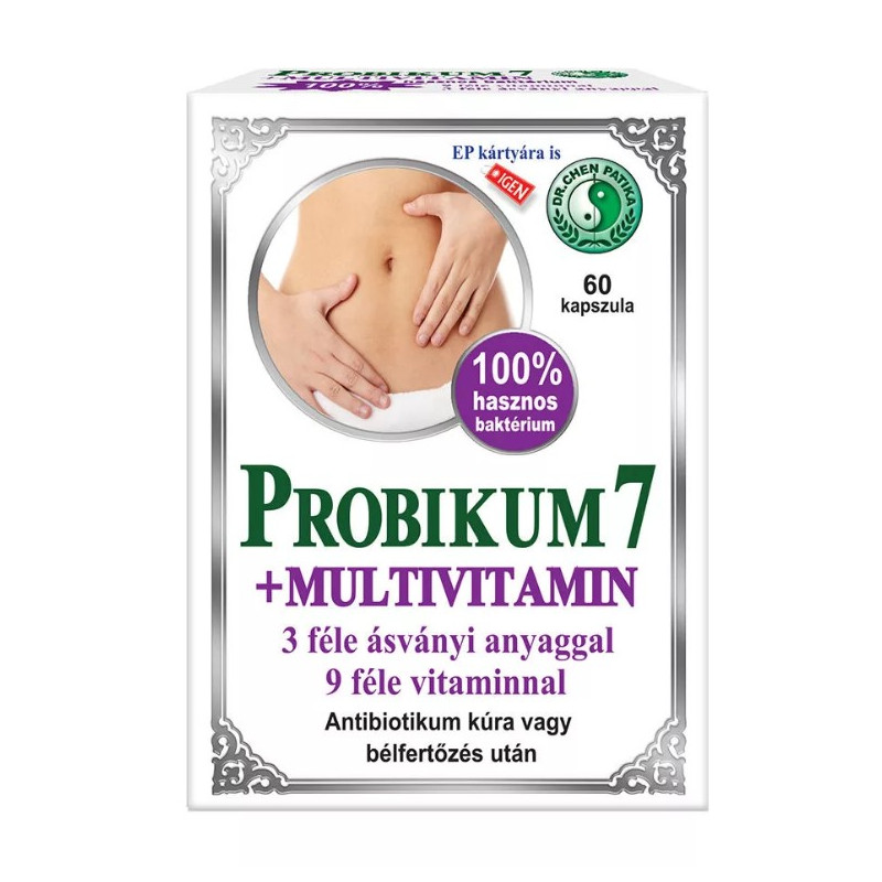 Probikum 7 + Multivitamin – 60 kapsul Dr.Chen