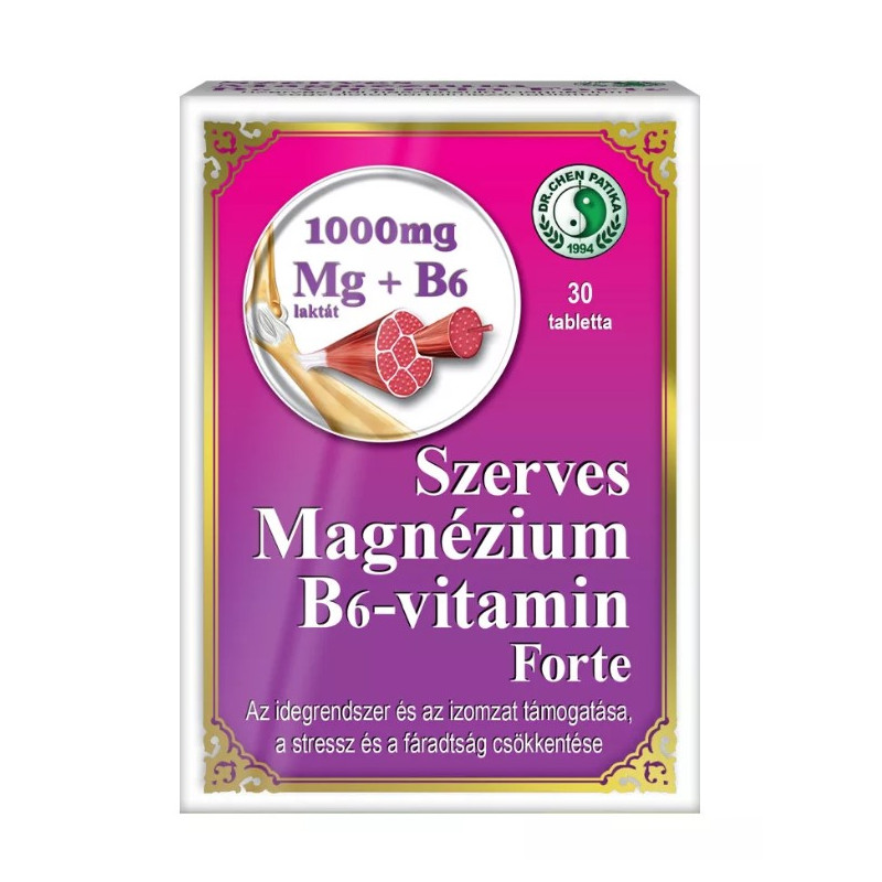 Magnezij + vitamin B6 Forte - 30 tablet Dr.Chen