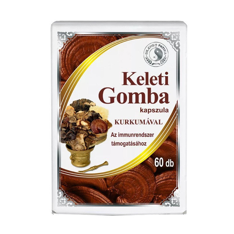 Kapsule z vzhodnimi gobami in kurkumo – 60 kapsul Dr.Chen