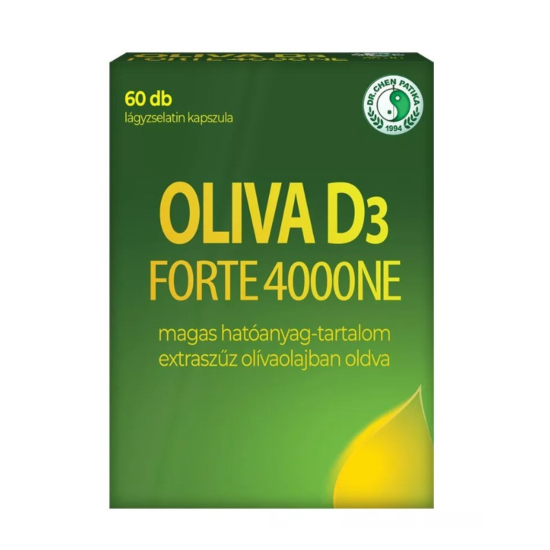 Maslina D3 Forte 4000 i.e. – 60 kapsul Dr.Chen