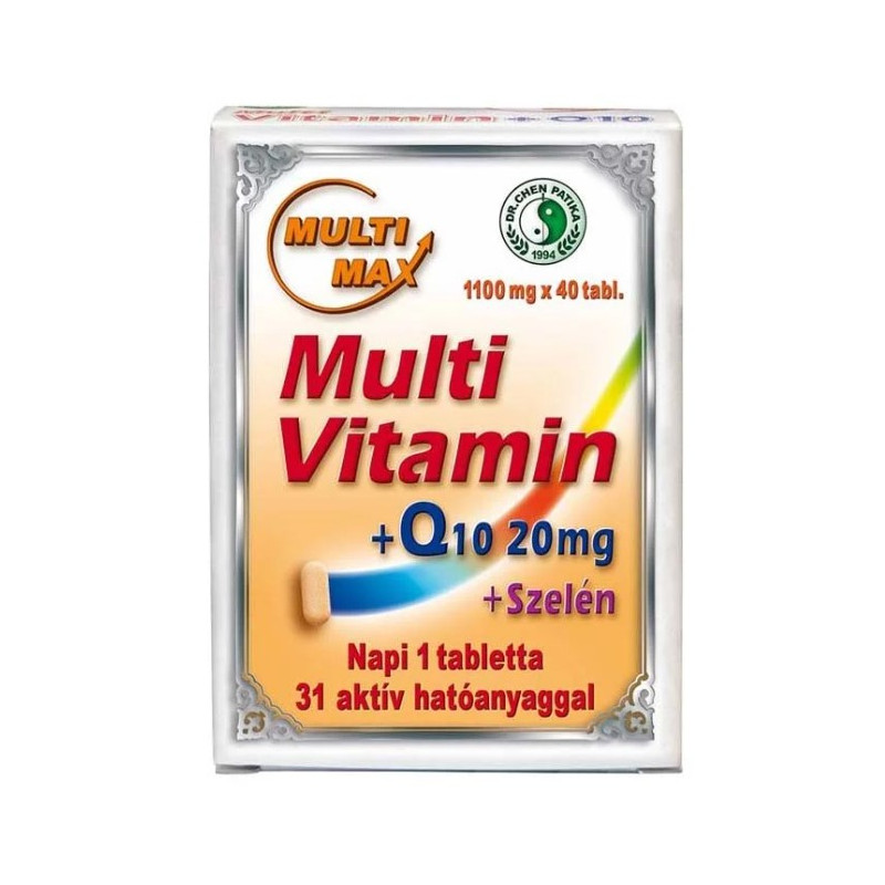 Multi-MAX multivitamin + selen + Q10 20 mg – 40 tablet Dr.Chen