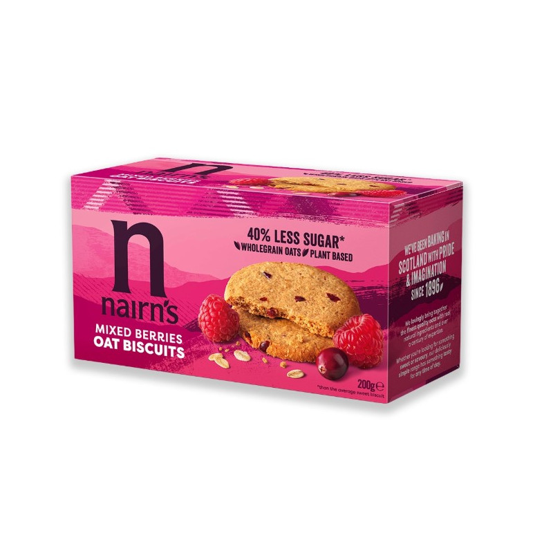 Nairn’s ovseni piškoti z jagodičevjem 200g