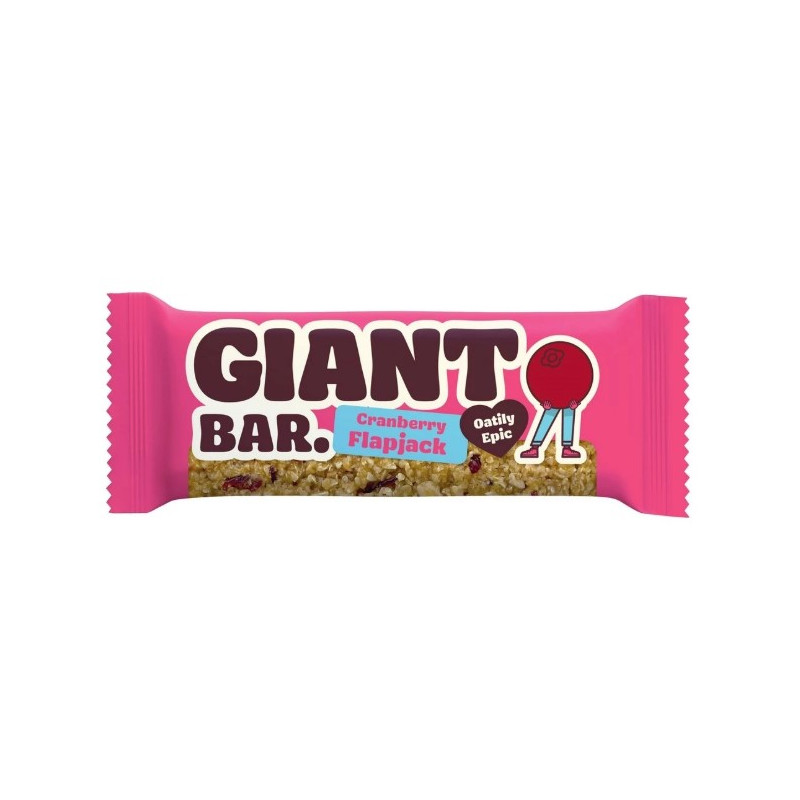 Ma Baker Giant Bar ovsena ploščica – Brusnica 90g
