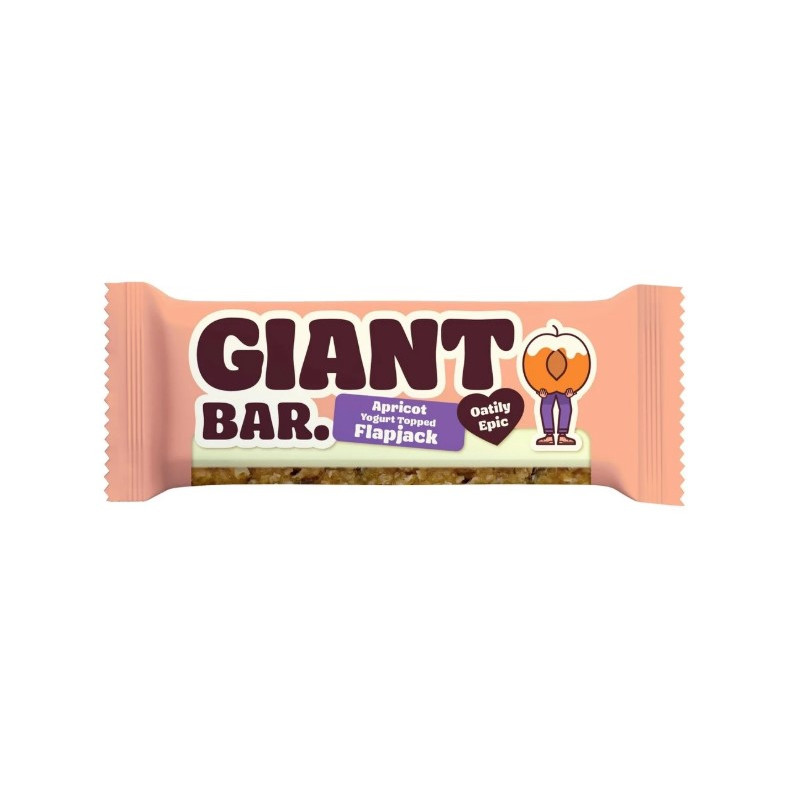 Ma Baker Giant Bar ovsena ploščica – Marelica in jogurtov preliv 100g