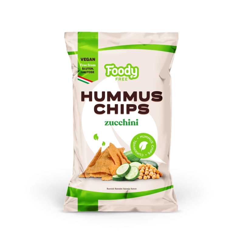 Humus čips iz čičerike z bučko 50g Foody Free