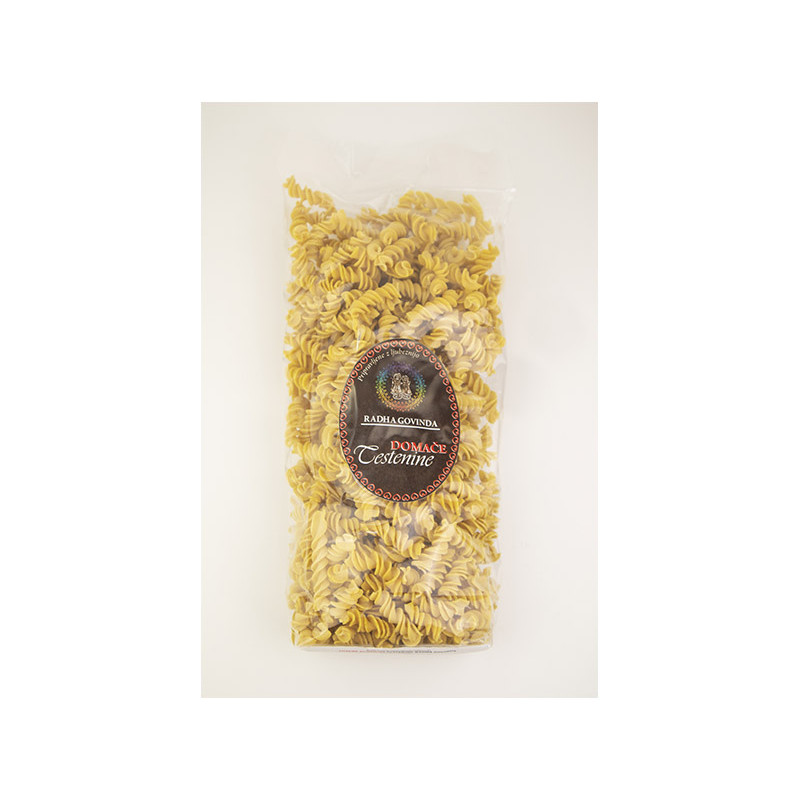 Svedri s kurkumo - Sušene testenine Radha Govinda - 500g